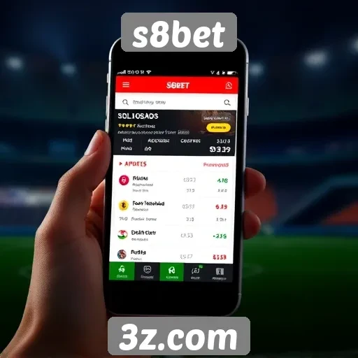 funcionalidade mobile do s8bet facilita apostas em qualquer lugar